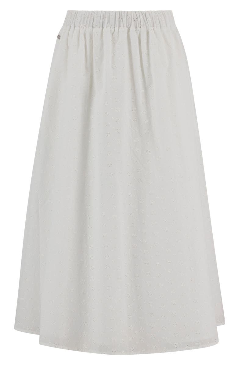 Barbour Melody Cotton Blend Eyelet Skirt, Alternate, color, 