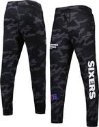 New Era Men's New Era Black/Camo Philadelphia 76ers Tonal Joggers