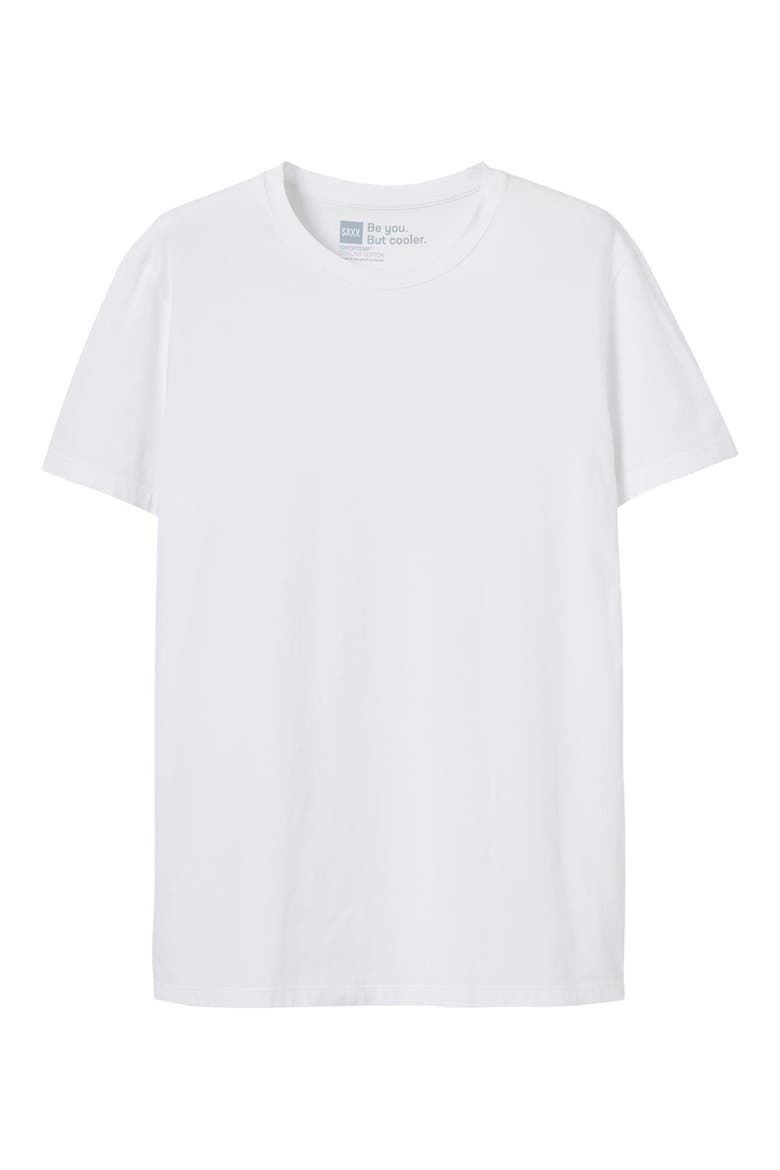 DropTemp® Cooling Cotton Slim Fit Crewneck Undershirt, Alternate, color, WHITE