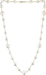 EFFY 14K Yellow Gold 9-9.5mm Freshwater Pearl Necklace