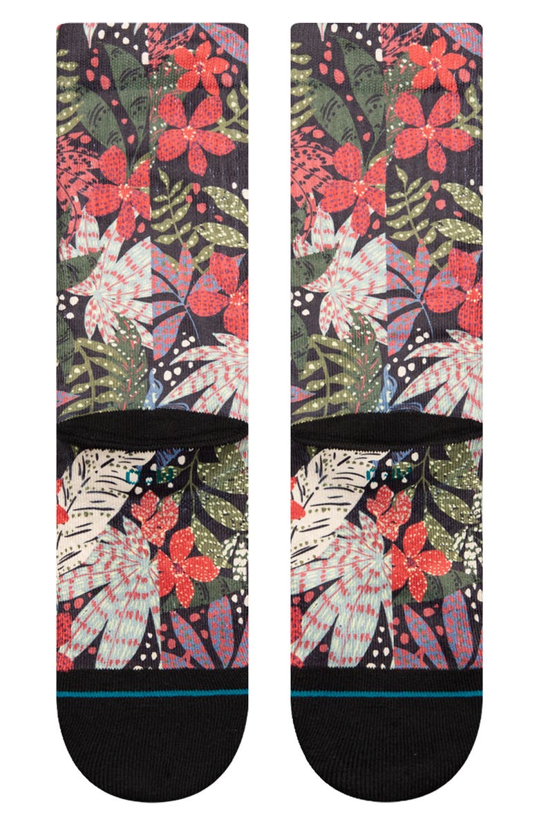 Stance Seacret Garden Floral Tube Socks, Alternate, color,