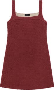Theory Sleeveless Tweed Minidress