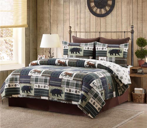 C & F Home C&f Home Greenstone Pines Bedding Quilt Set In Multi