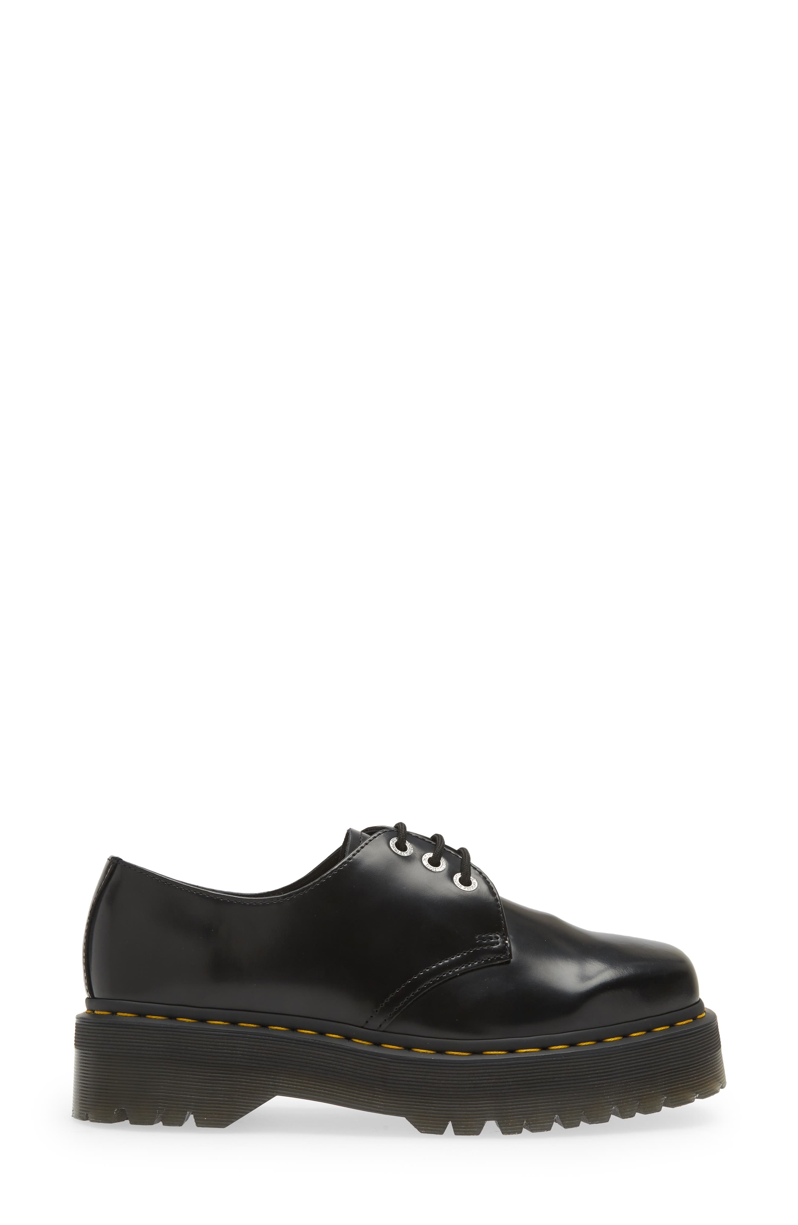 Dr. Martens 1461 Quad Square Toe Platform Oxford, Alternate, color, 