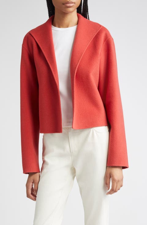 ★ SATUR ★(W) EDER WOOL CROP COAT 9EB29C05-EB0A-4591-AD13-