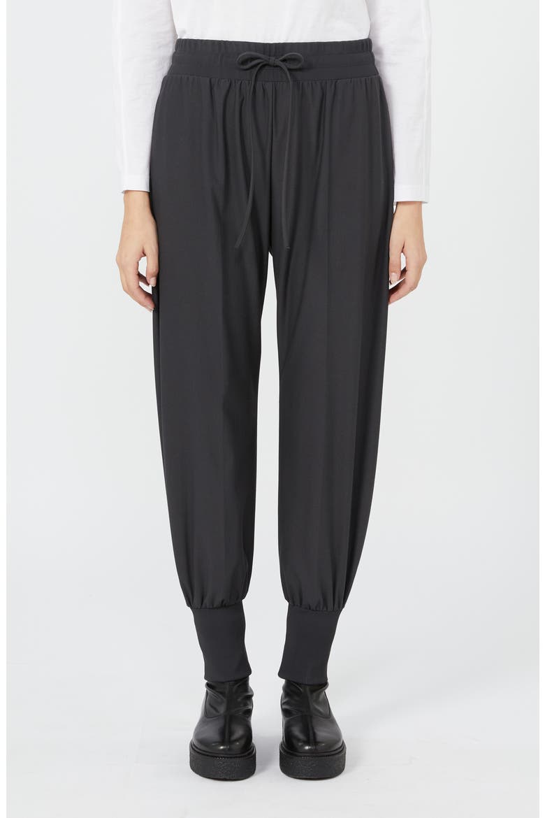 Aderire Tie Waist Pants, Main, color, DARK GREY
