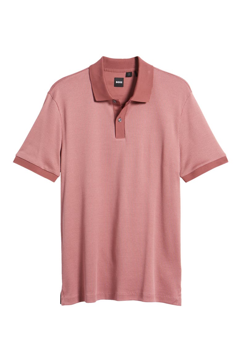 Parlay Cotton Piqué Polo, Alternate, color, OPEN RED