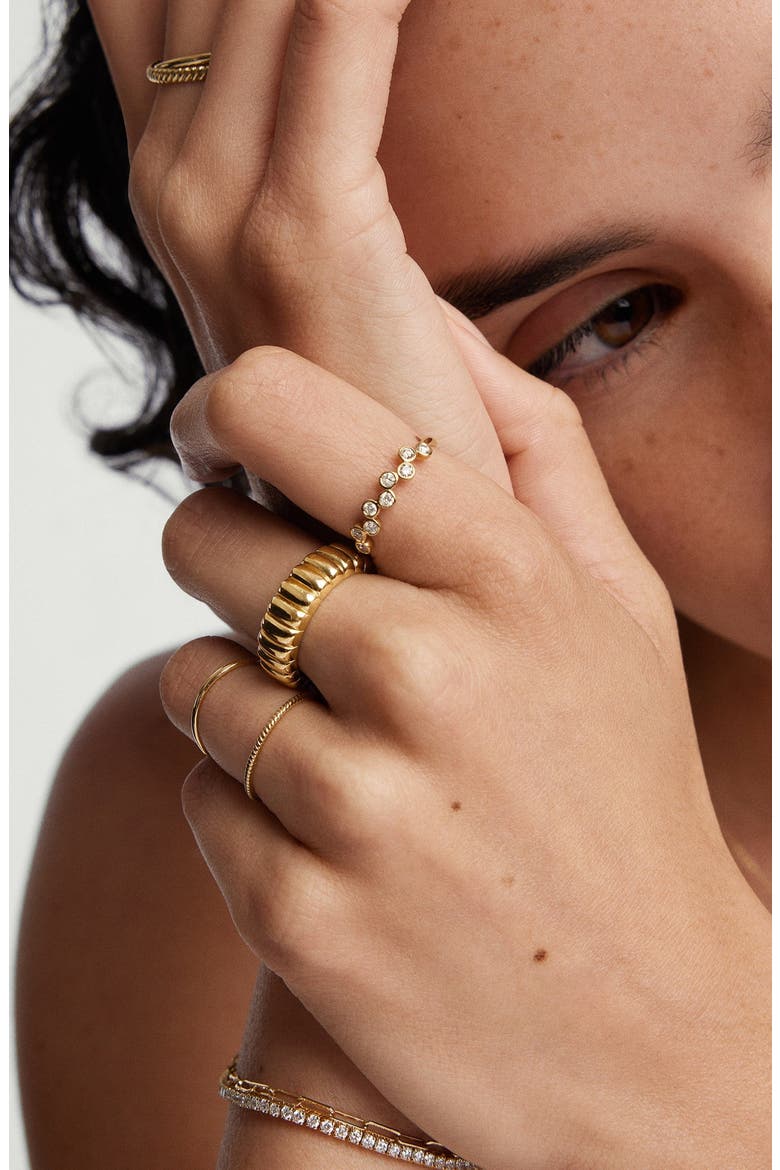Ziggy Ring, Alternate, color, 14k Yellow Gold