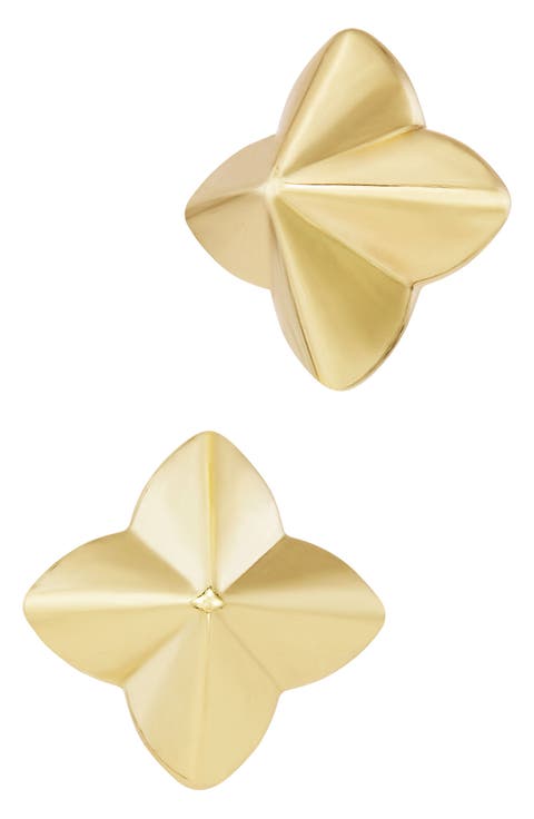 Quatrefoil Stud Earrings