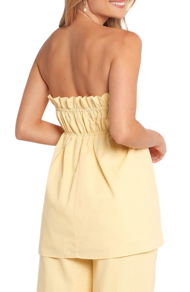 Petal & Pup Ember Strapless Tunic Top, Alternate, color, Butter Yellow
