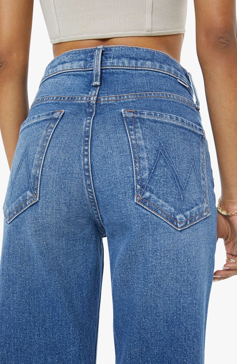 MOTHER The Lil Bookie Sneak High Waist Bootcut Jeans, Alternate, color, Knick Knack Paddy Whack