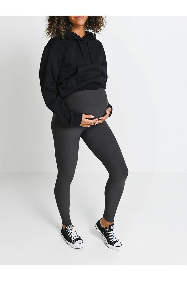 Maternity Tall Winter Leggings, Alternate, color, Dark Grey