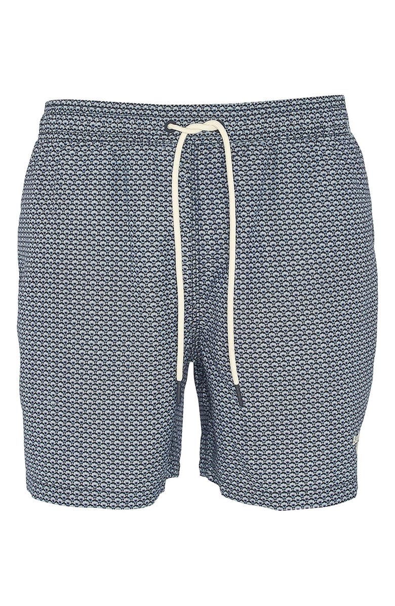 Barbour Shell Swim Trunks, Alternate, color, Navy