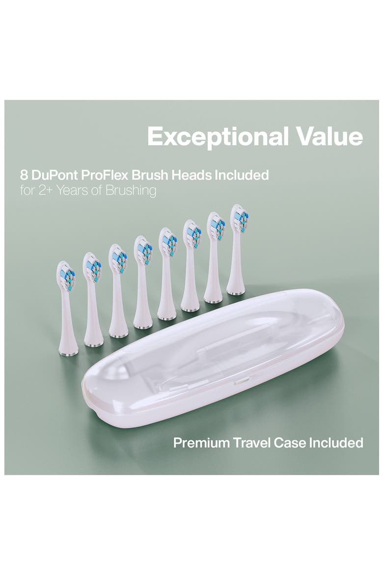 Elite Rechargeable Electric Toothbrush Set, Alternate, color, GREEN