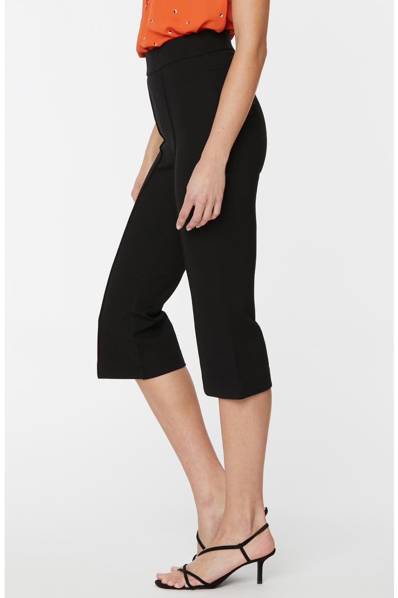 Sculpt-Her Flare Leg Pedal Pusher Pants, Alternate, color, BLACK