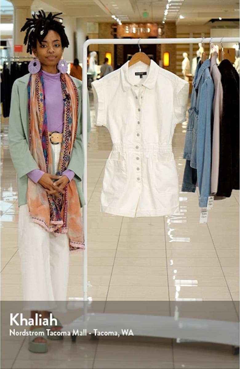 Short Sleeve Cotton Romper, sales video thumbnail