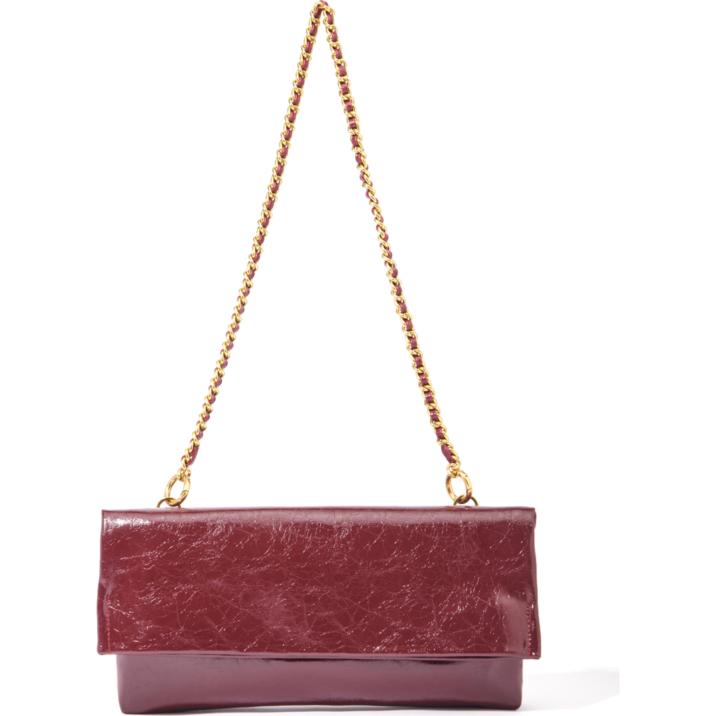 Bob Oré Blue Collection Rei Handbag In Burgundy