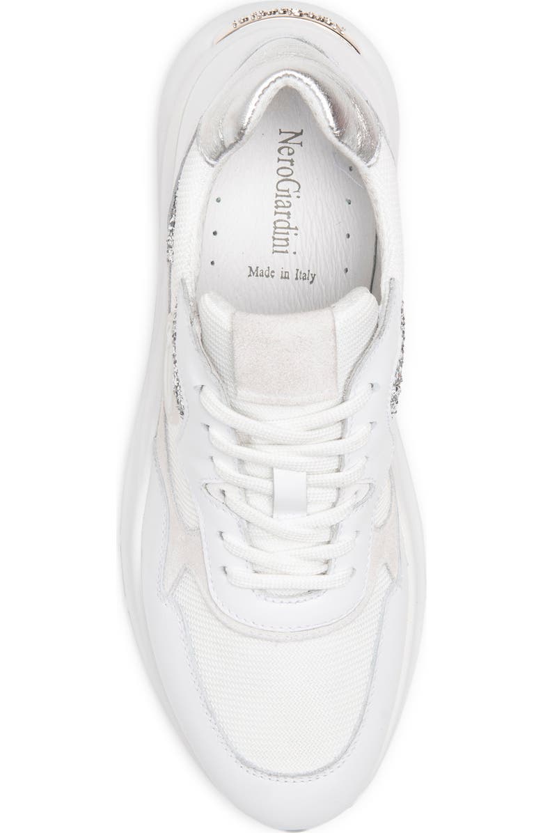 NeroGiardini Mixed Media Sneaker, Alternate, color,