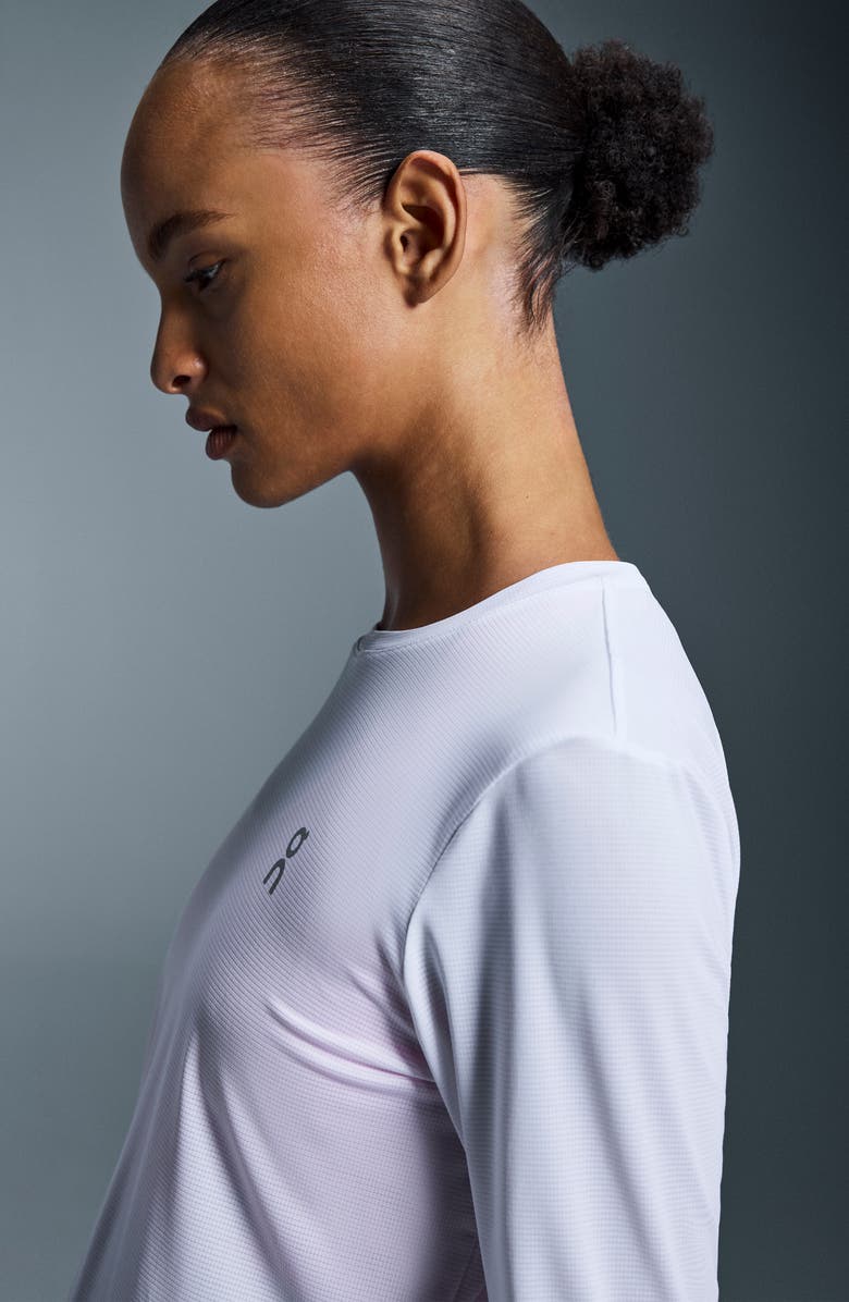 On Core Long Sleeve Running T-Shirt, Alternate, color, White