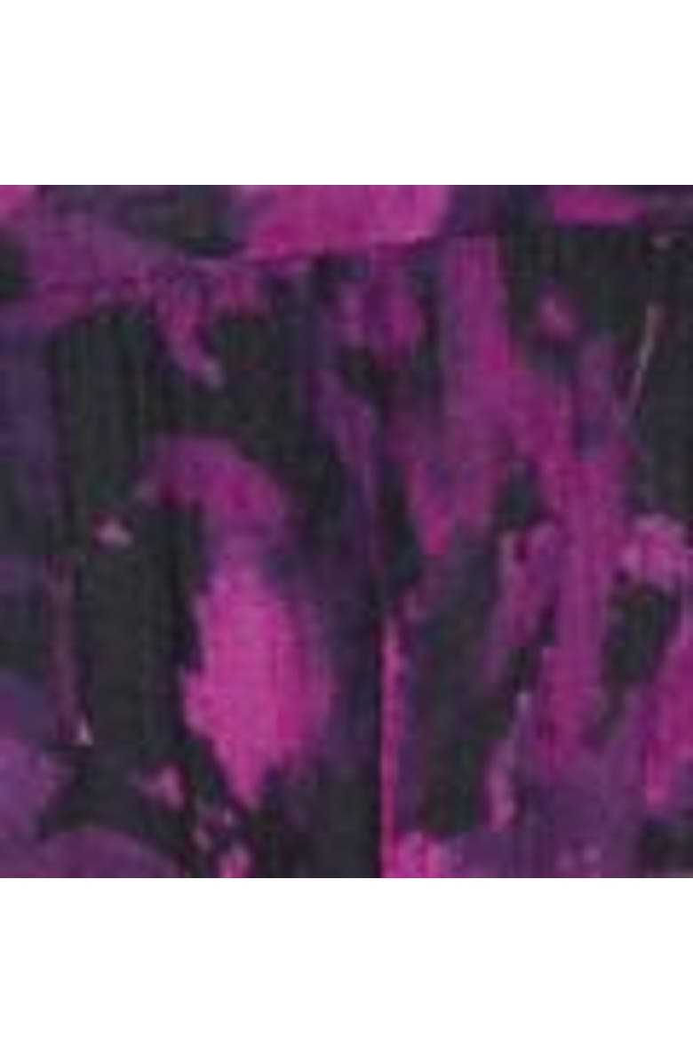 Kaffe Karikka Dress Long Sleeves High Neck, Alternate, color, Black/Purple Painted