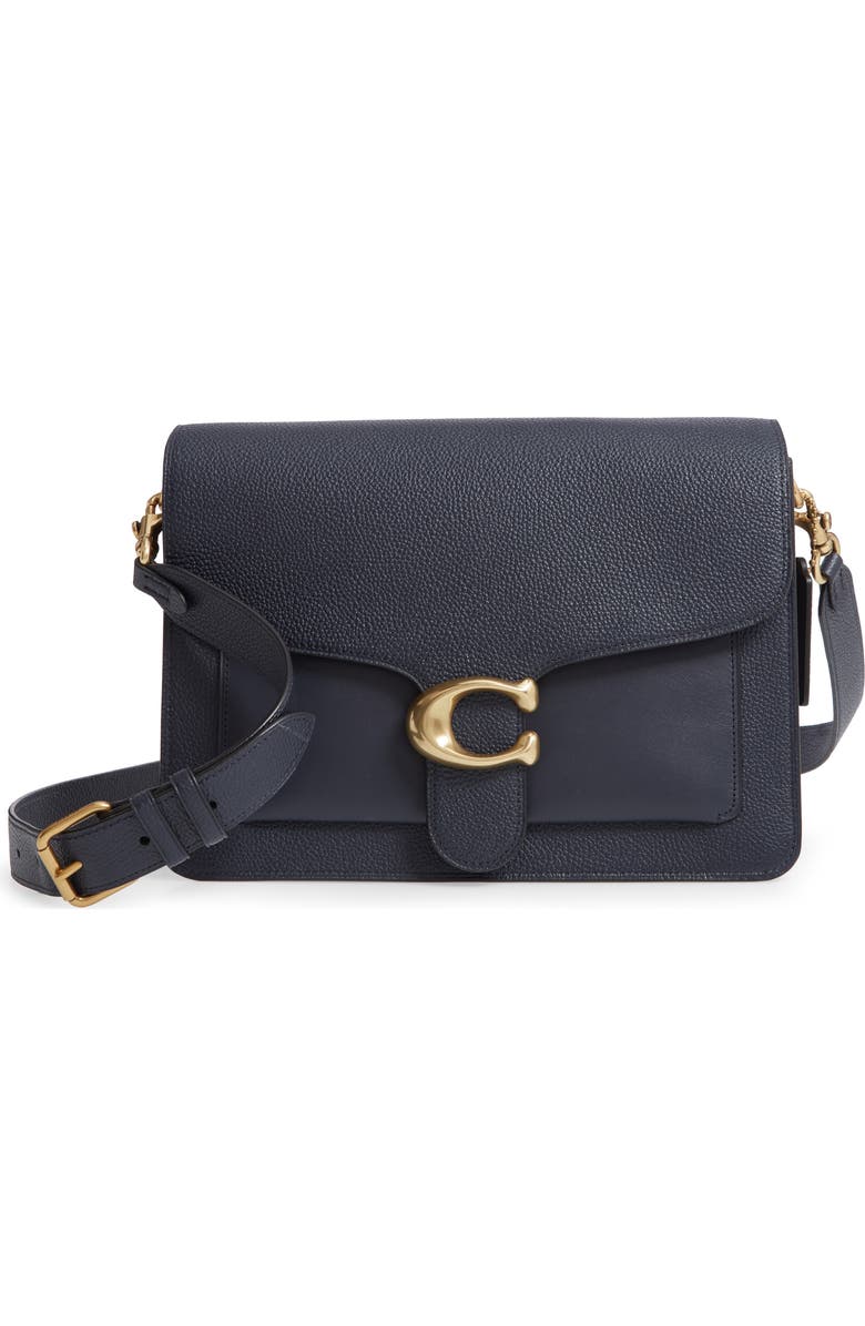 COACH Tabby Leather Crossbody Bag, Main, color,