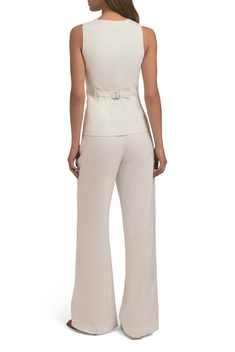 The Jones Linen Blend Vest, Alternate, color, BRIGHT WHITE