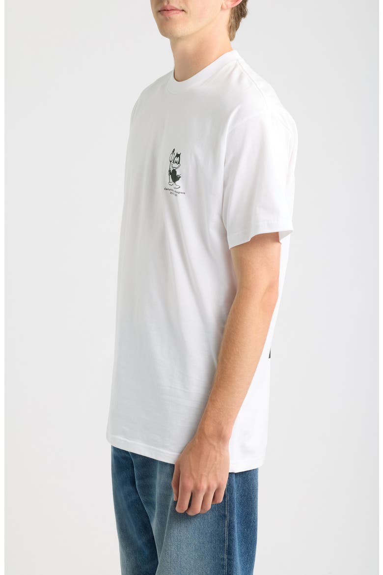 Bumper Car Organic Cotton Graphic T-Shirt, Alternate, color, WHITE