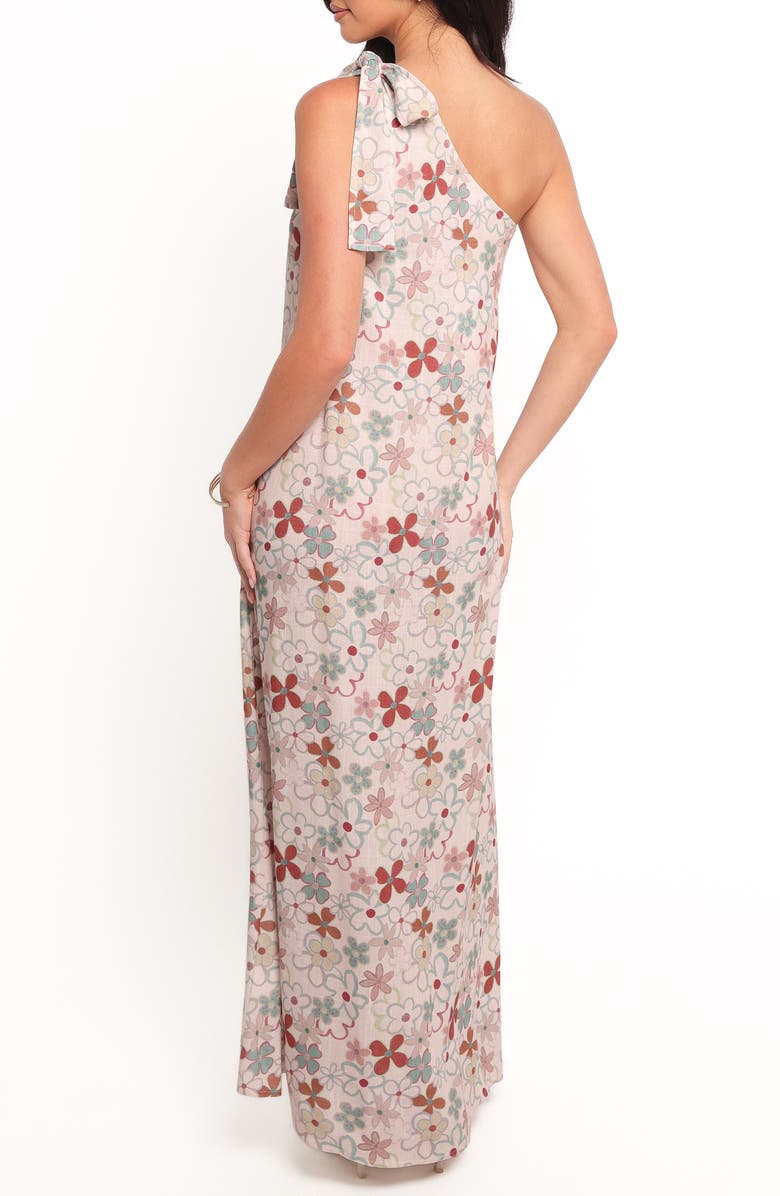 Petal & Pup Mills Floral Print Asymmetric Maxi Dress, Alternate, color, Mirabelle Floral