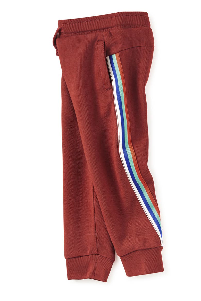 Stripe-Out Joggers, Alternate, color, Dark Maple