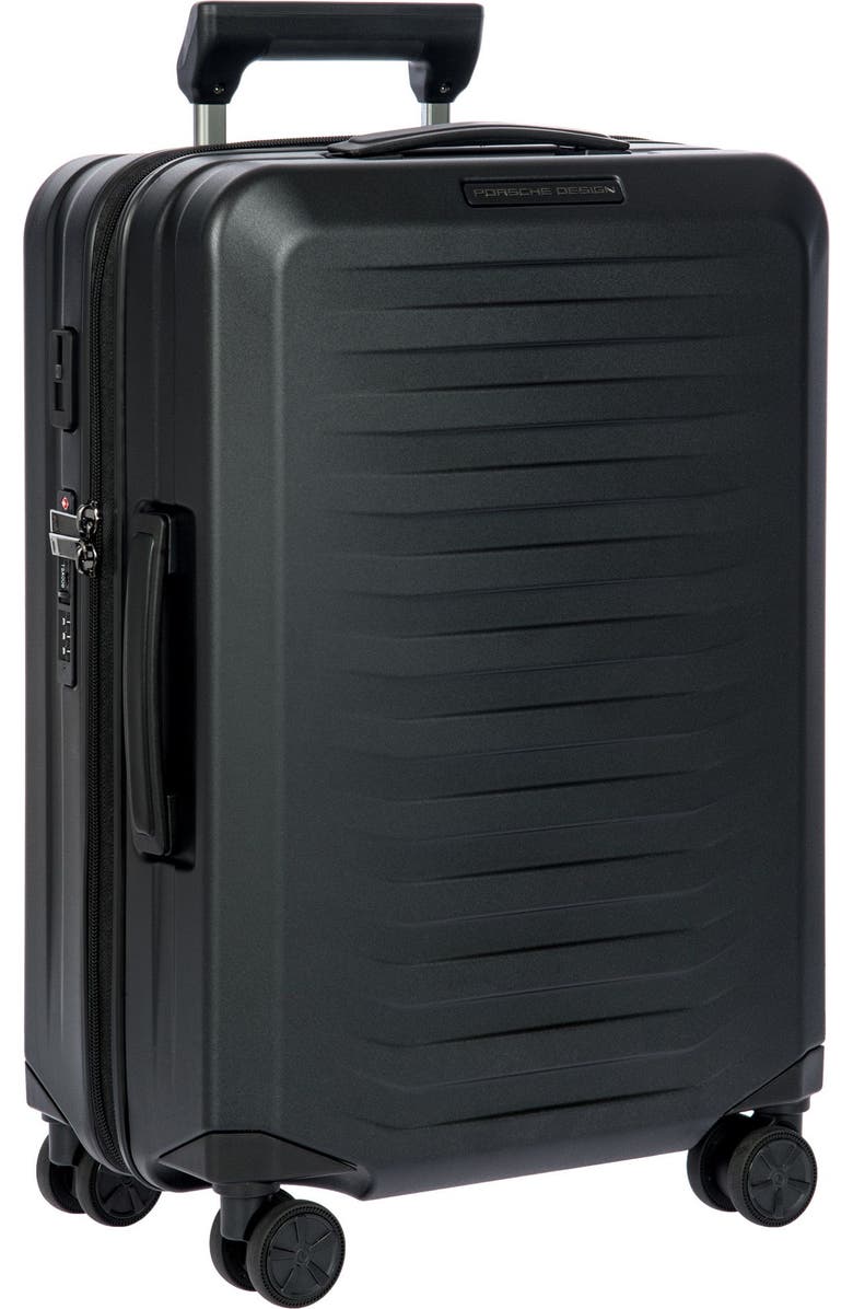 Porsche Design Roadster 21" Carry-on Spinner, Alternate, color, Black Matte