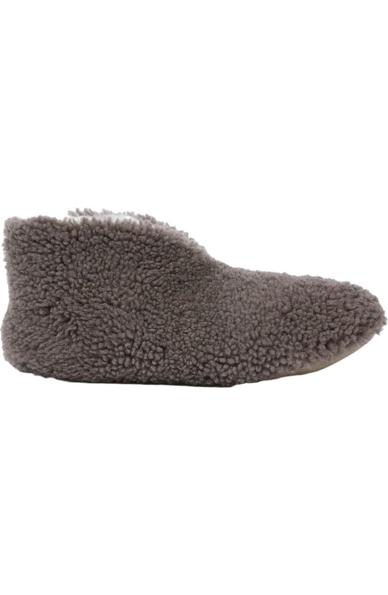 Celtic & Co. Teddy Soft Sole Bootee Slippers, Alternate, color, Vole