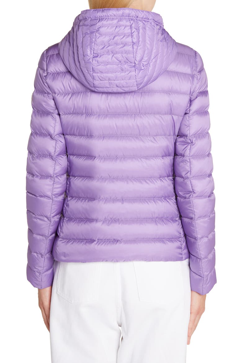Seoul Hooded Lightweight Down Jacket, Alternate, color, PASTEL PURPLE