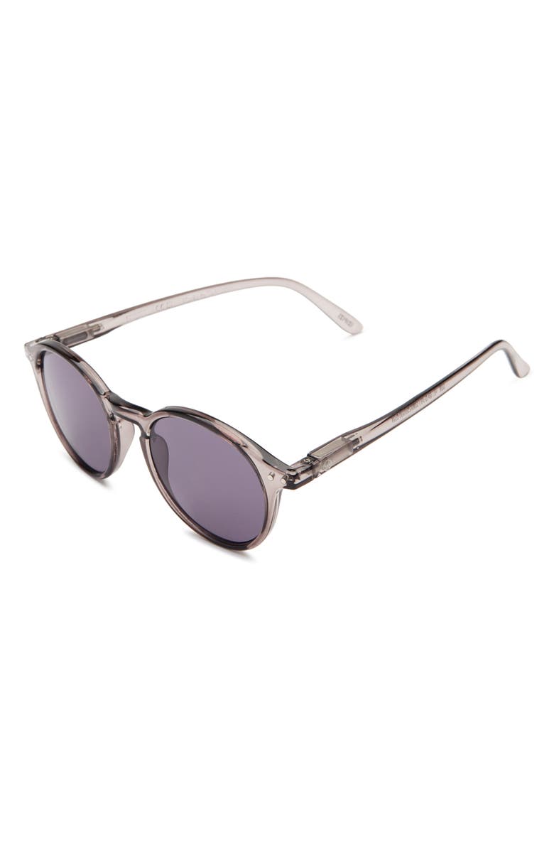 IZIPIZI Round Sunglasses, Alternate, color, Electronic Grey