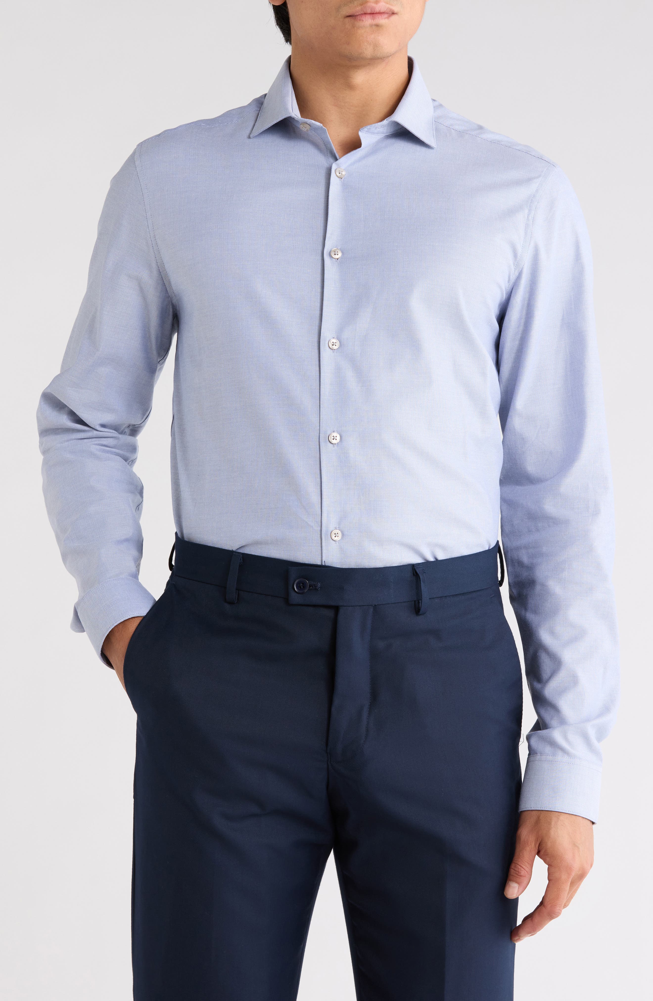 Slim Fit Cotton Dress Shirt