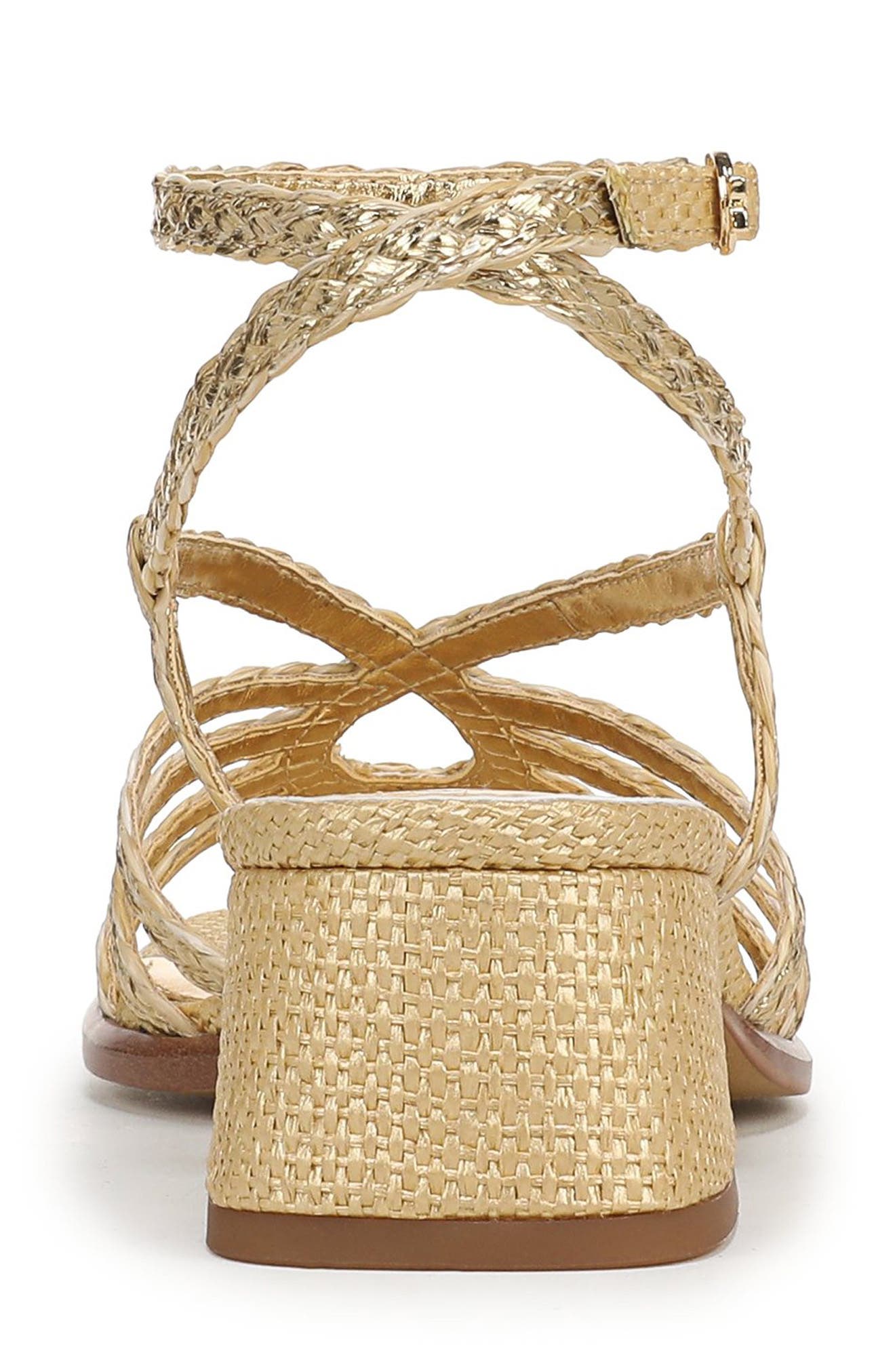 Fletcher Strappy Sandal, Alternate, color, AMBER GOLD