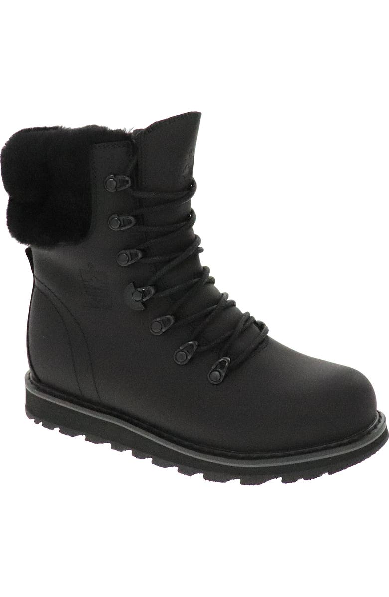 Royal Canadian Cambridge Waterproof Boot with Genuine Shearling Trim, Main, color,