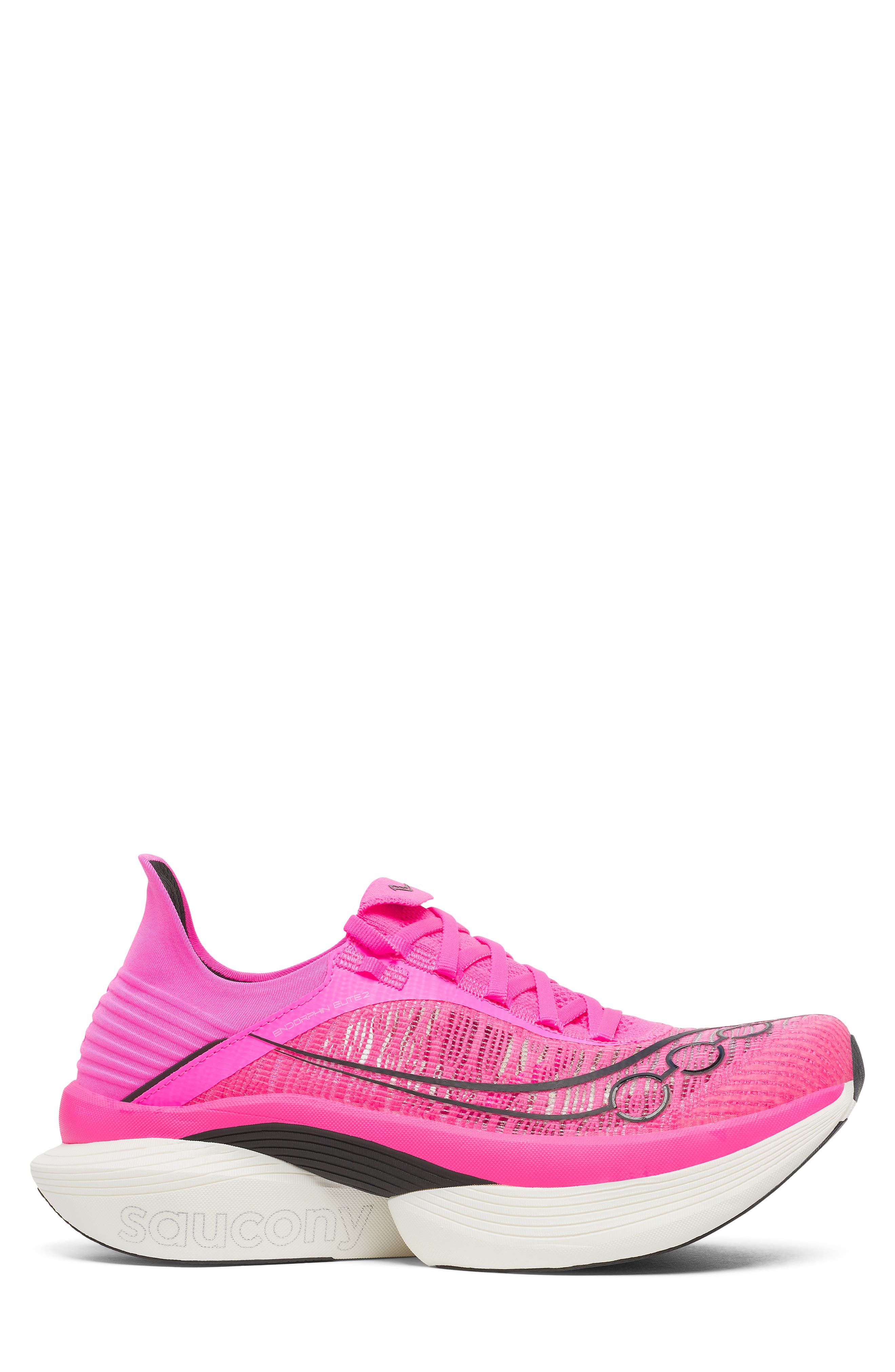 Endorphin Elite 2 Running Shoe, Alternate, color, SHOCK/ BLACK