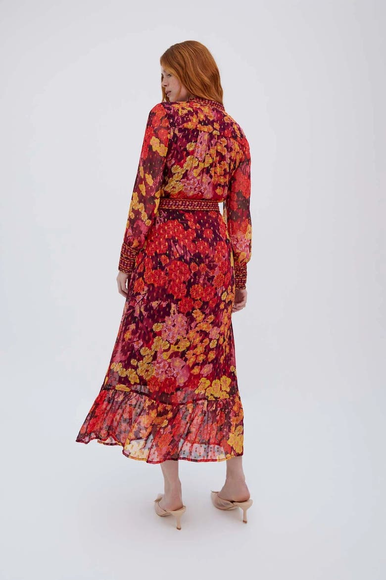 Olive Burgundy Dress, Alternate, color, Burgundy