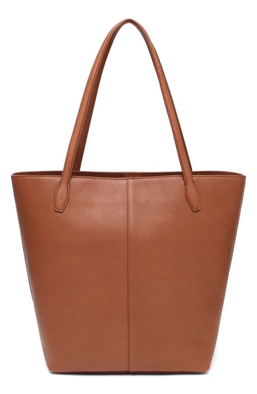 New Amsterdam Leatherworks Asher Large Tote In Brown