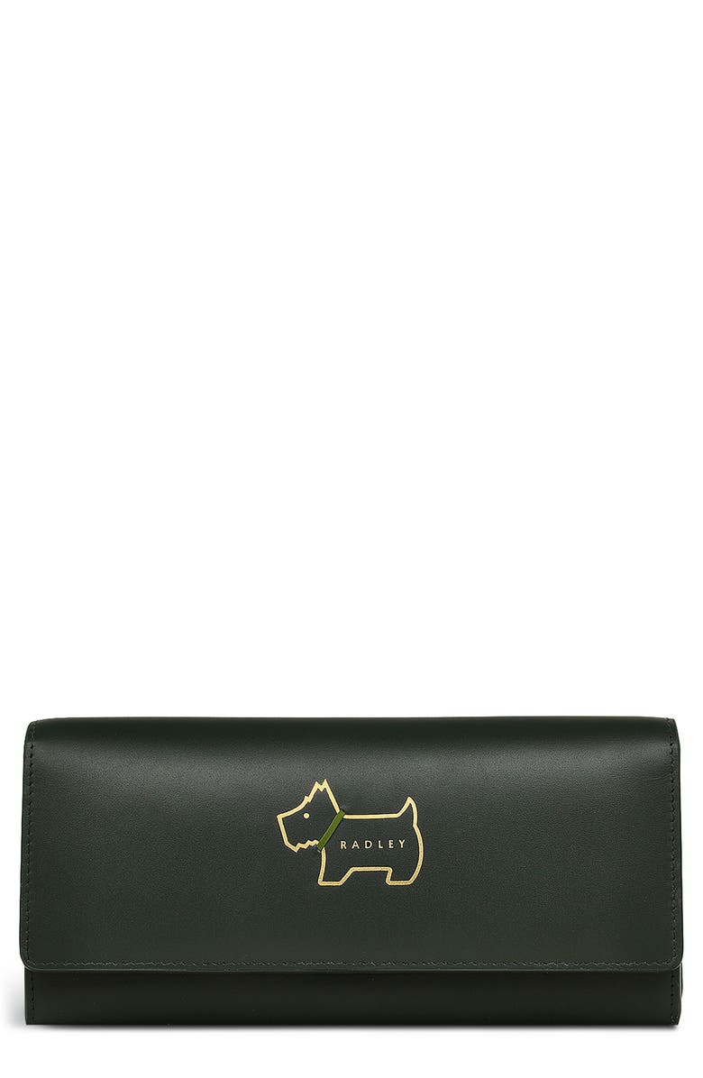 Radley Heritage Dog Outline Flap Wallet, Main, color,