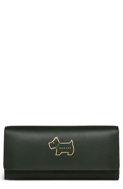 Heritage Dog Outline Flap Wallet