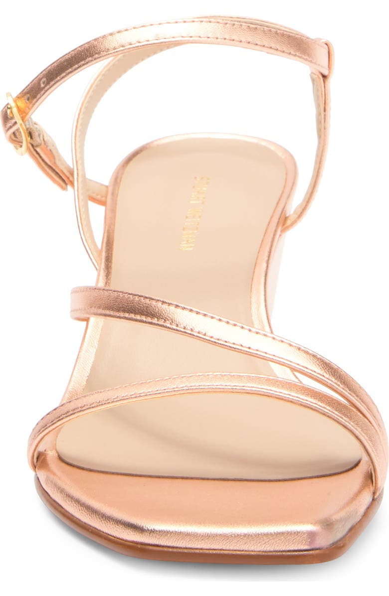 Stuart Weitzman Oasis 50 Wedge Sandal, Alternate, color, Rose Gold