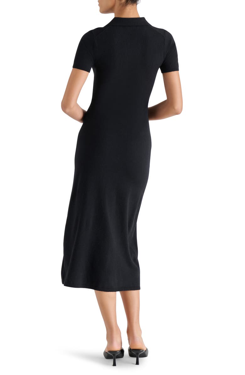 Steve Madden Banks Polo Midi Sweater Dress, Alternate, color, 
