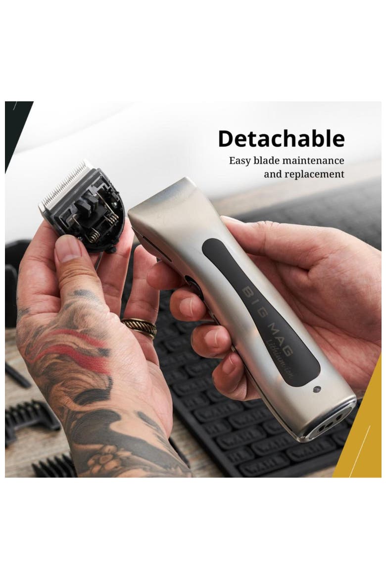 Chromstyle Blade 5-in-1 Adjustable Fits Chromstyle Pro Bravura Arco Figura Clippers, Alternate, color, Metallic Silver