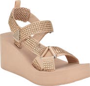 GUESS Dawsin Slingback Platform Wedge Sandal