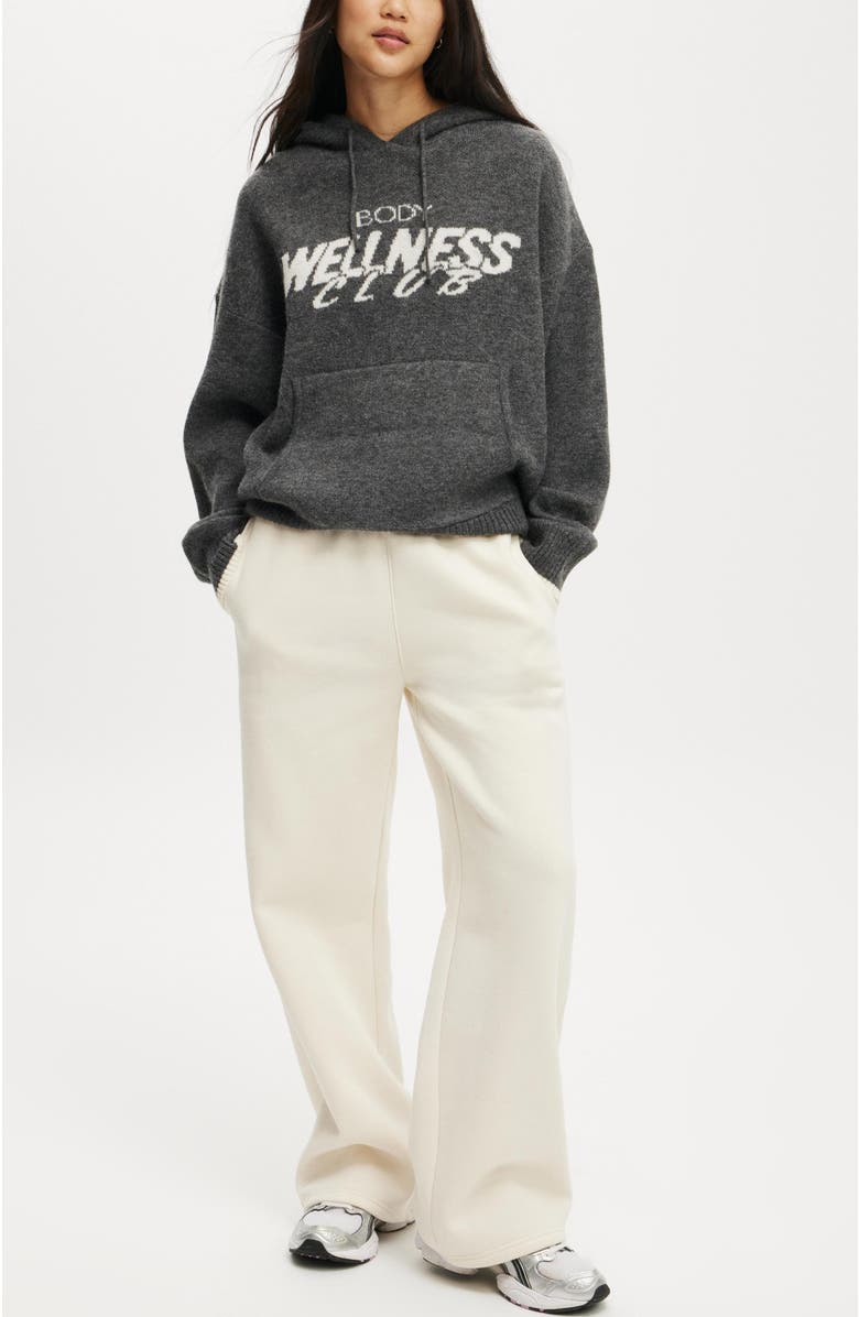 COTTON ON BODY Women's Active Knitted Premium Hoodie, Alternate, color,