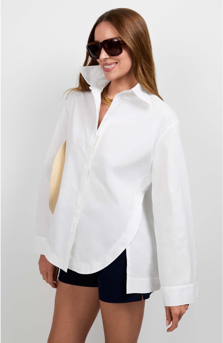 Trina Turk Olona Swing Top, Alternate, color, White