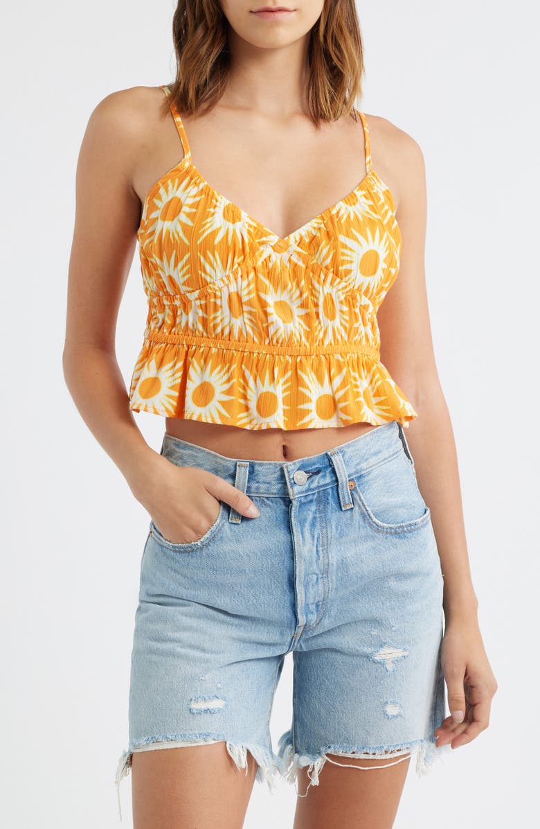 Rip Curl Sun Drenched Top, Main, color, Orange