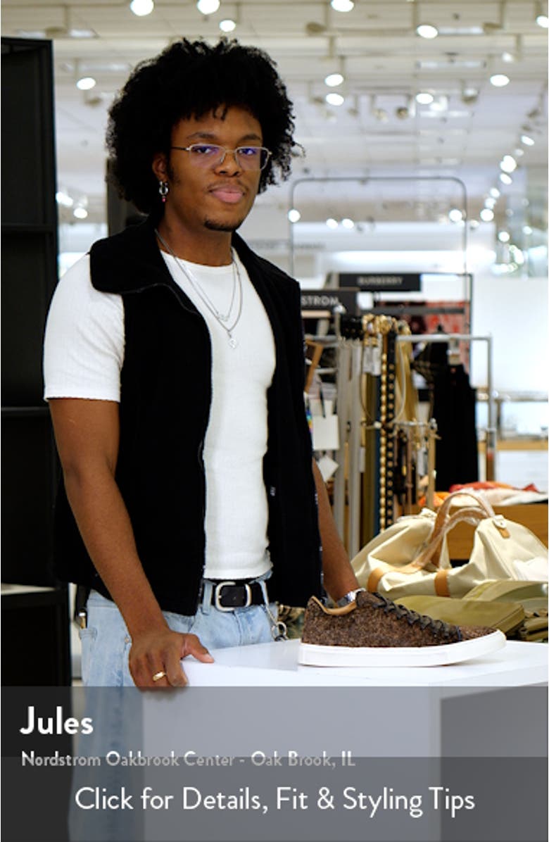 315 Reed Genuine Calf Hair Low Top Sneaker, sales video thumbnail