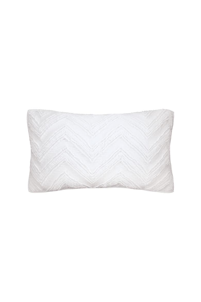 Candlewick Dove King Sham, Main, color, White